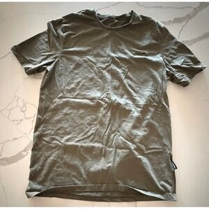 Calvin Klein Liquid Touch Mens T-Shirt Medium Olive Green Crewneck Short Sleeve